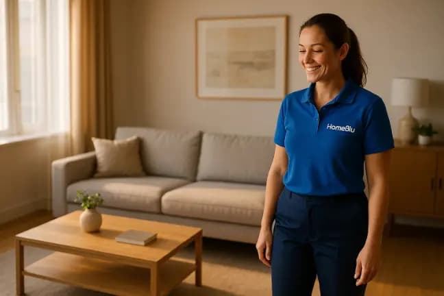 Final polish and finishing touches for a cleaned space